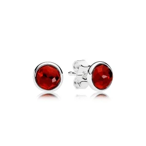 (Bild für) PANDORA July Droplets, Ohrstecker aus synthetischem Rubin - 290738sru