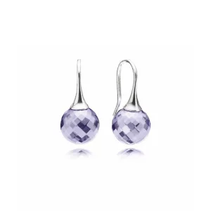 (Bild für) PANDORA Morning Dew, Lavendel Cz Ohrringe - 290552LCZ