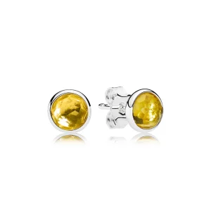 (Bild für) PANDORA November Tröpfchen, Citrin Ohrstecker - 290738ci