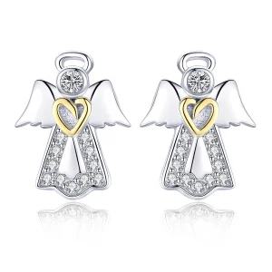 (Bild für) Pandora Ohrringe Silber Gold - SCE476