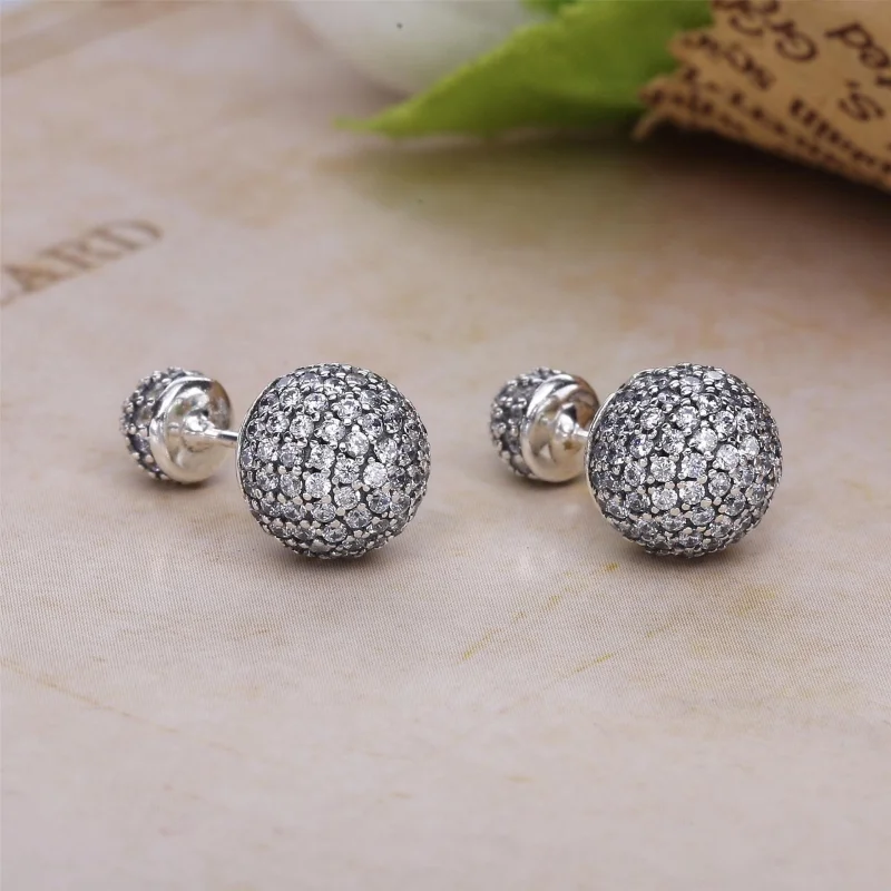 (Bild für) PANDORA Pavé-Tropfen, klare CZ-Ohrstecker - 290737CZ - Ansicht 2