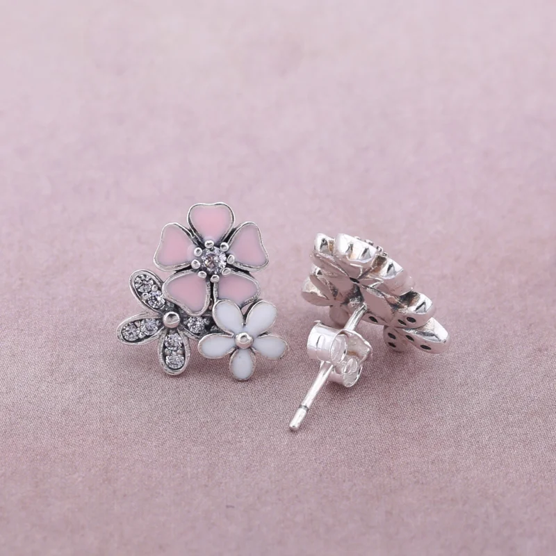 (Bild für) PANDORA Poetic Blooms Ohrstecker - 290686ENMX - Ansicht 2