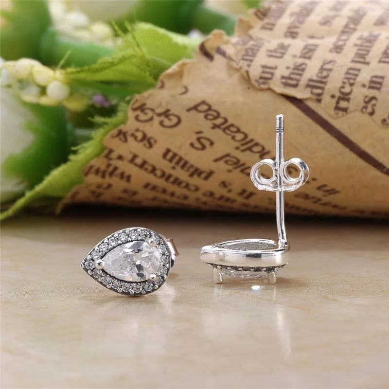(Bild für) PANDORA Radiant Teardrops Clear CZ Ohrstecker - 296252CZ - Ansicht 3