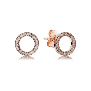 (Bild für) PANDORA Rose™ Forever PANDORA mit klaren CZ-Ohrsteckern - 280585CZ