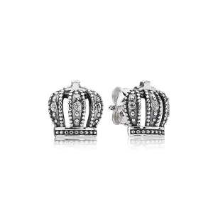 (Bild für) PANDORA Royal Crown, Ohrstecker mit klarem Cz - 290539CZ