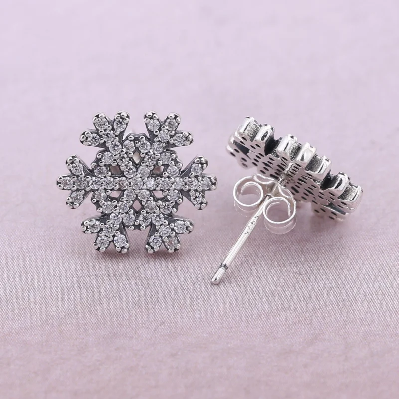 (Bild für) Pandora Schneeflocke Ohrringe - 290589CZ - Ansicht 2