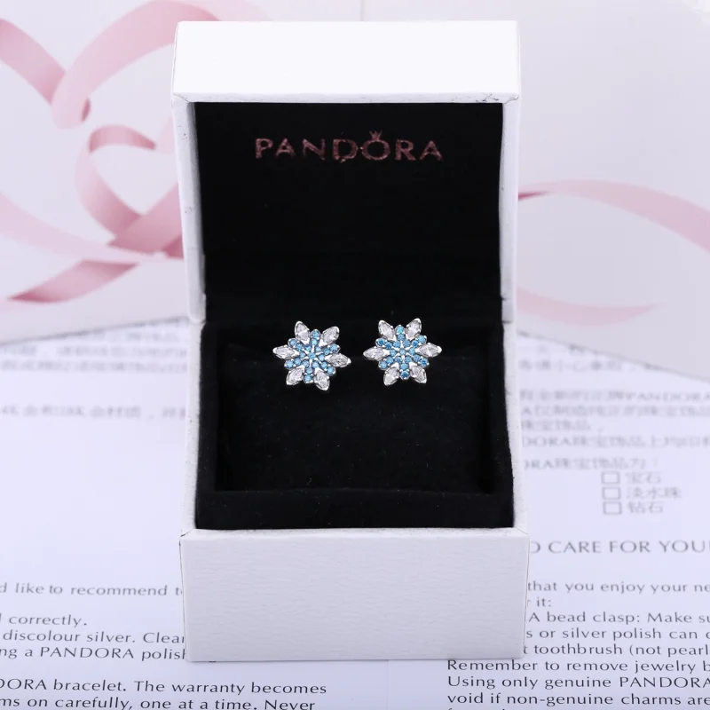 (Bild für) Pandora Schneeflocke Ohrstecker - 290590NBLMX - Ansicht 2