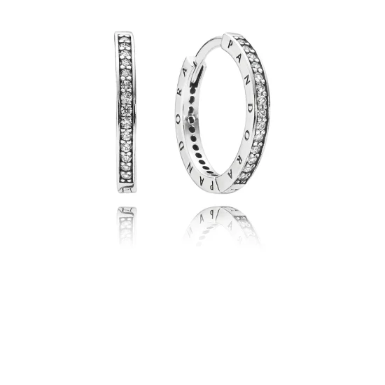 (Bild für) Pandora Signature Ohrringe - 290558CZ