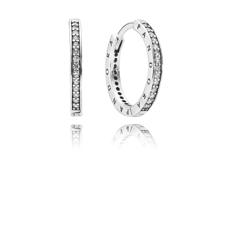 (Bild für) Pandora Signature Ohrringe - 290558CZ