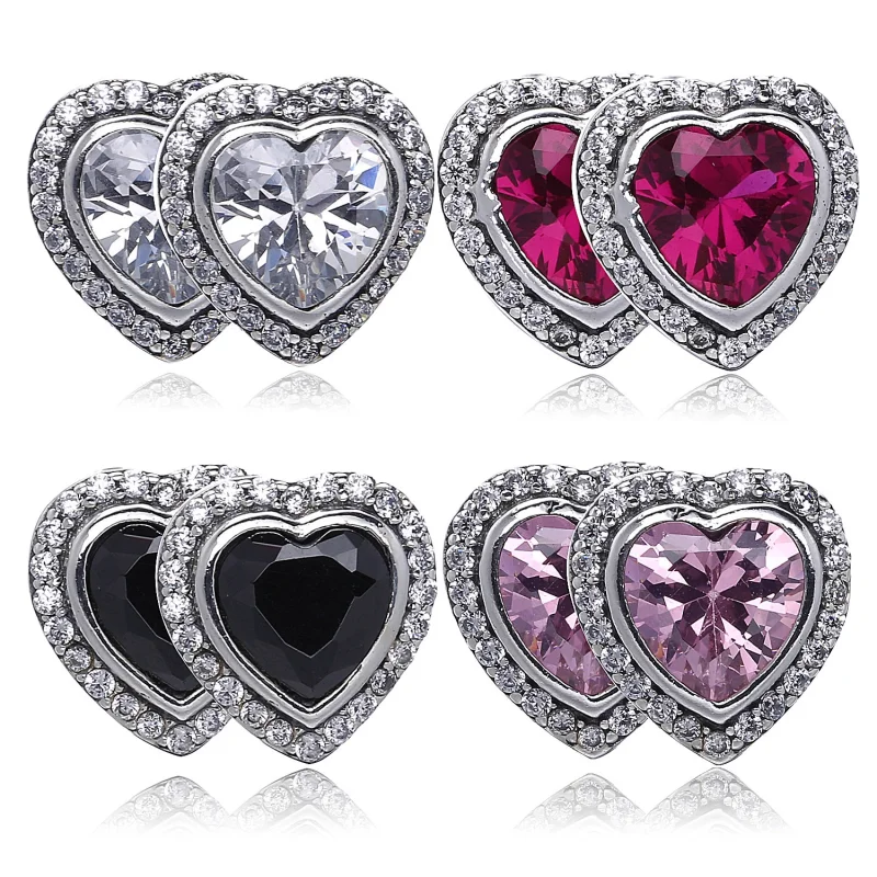 (Bild für) PANDORA Sparkling Hearts Ohrstecker - 290568CZ - Ansicht 4
