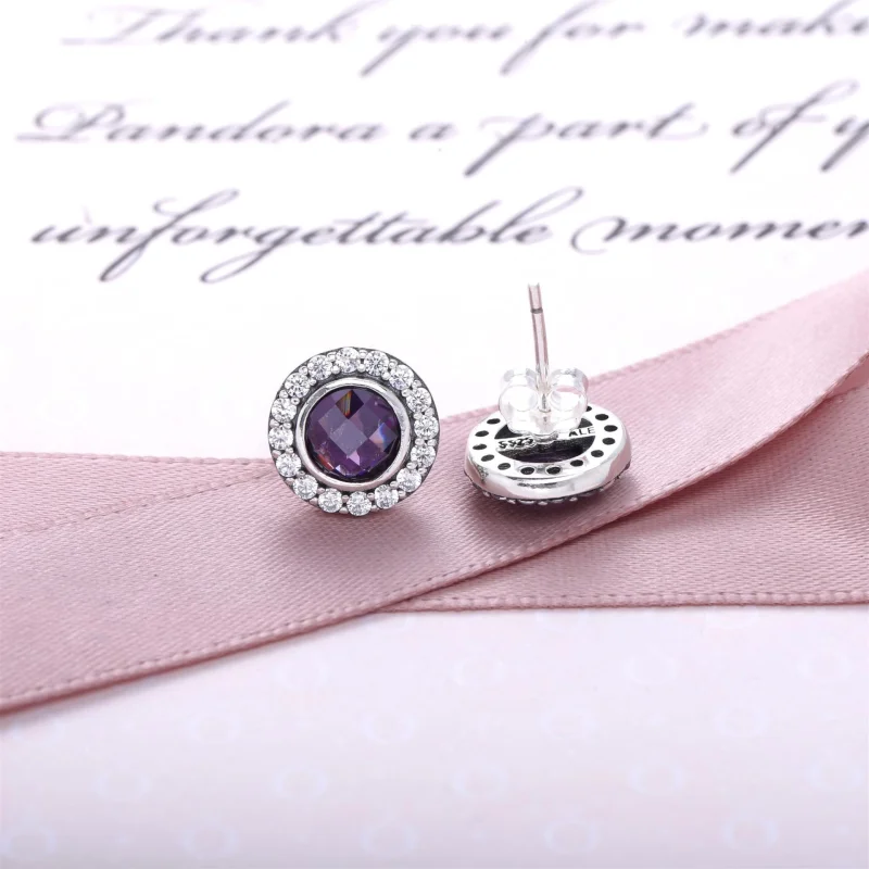 (Bild für) PANDORA Statement Pink Sparkling Ohrstecker - 290553PCZ - Ansicht 2