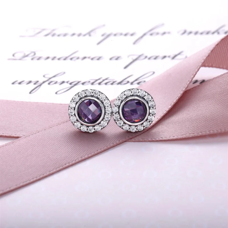 (Bild für) PANDORA Statement Pink Sparkling Ohrstecker - 290553PCZ - Ansicht 3