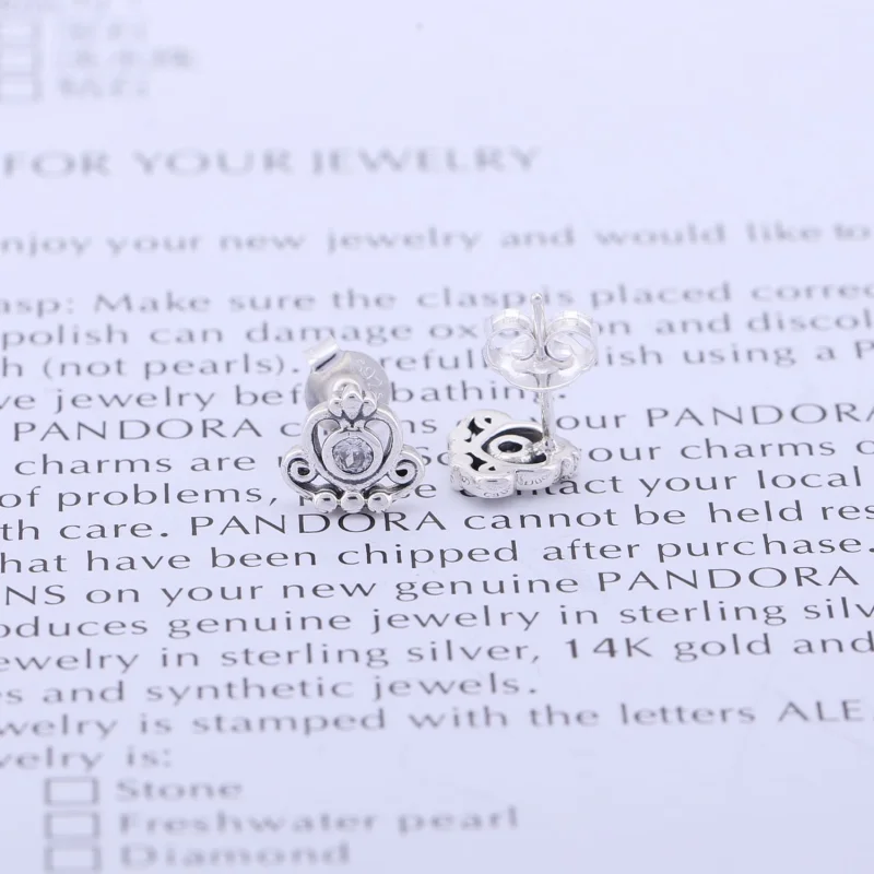 (Bild für) PANDORA Tiara Ohrstecker - 290540CZ - Ansicht 2
