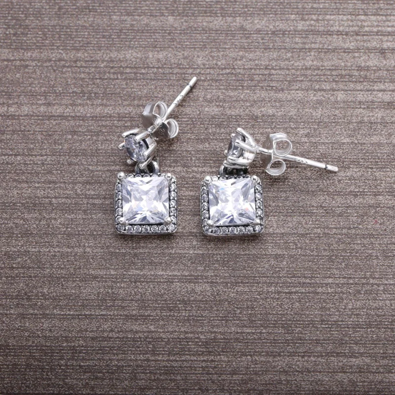 (Bild für) Pandora Timeless Elegance Tropfenohrringe 803-3033 - 290593CZ - Ansicht 2