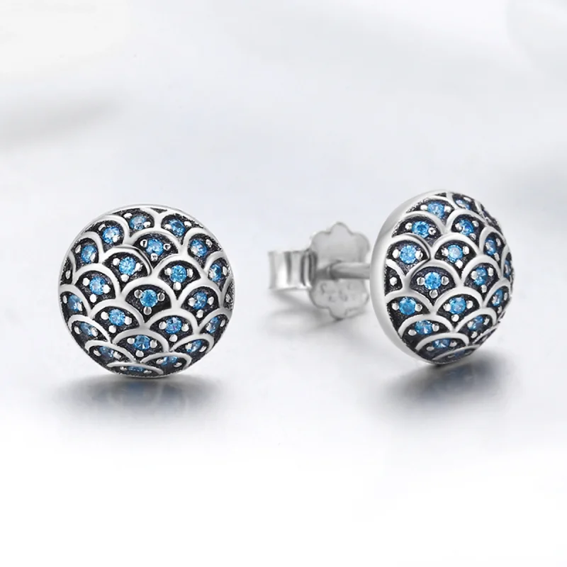 (Bild für) Silberne Legend of The Sea-Ohrstecker im Pandora-Stil - SCE239 - Ansicht 6