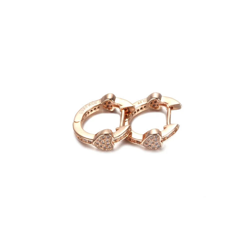 (Bild für) Verführerische Herz-Creolen, PANDORA Rose™ und klare CZ - 287290CZ - Ansicht 4