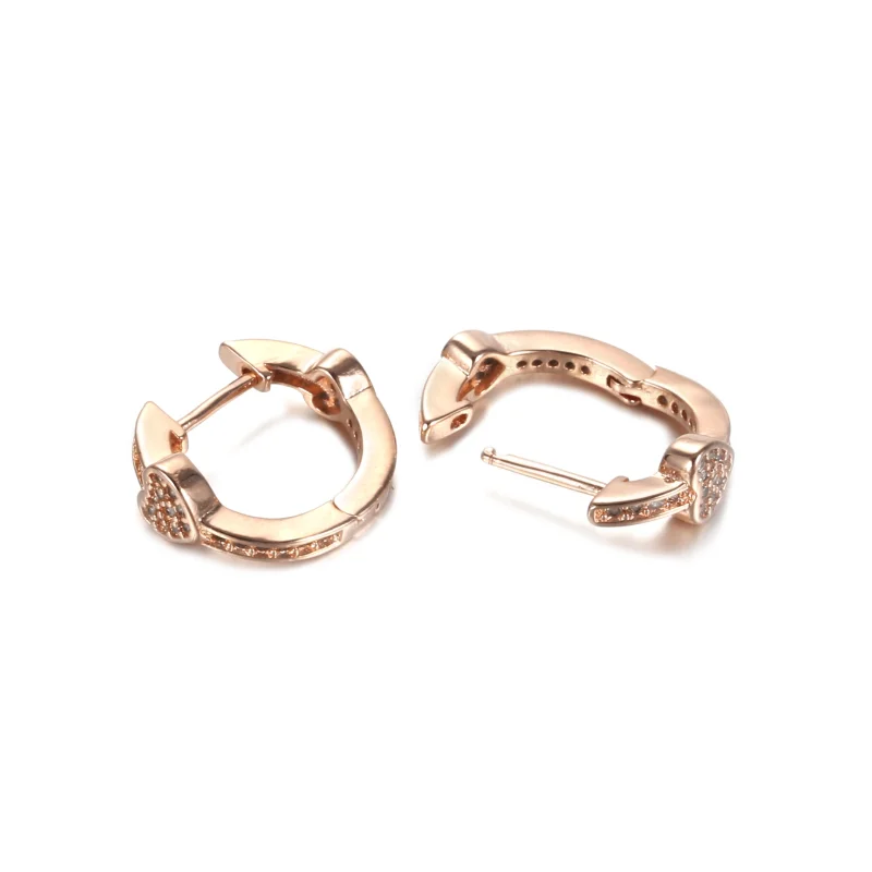 (Bild für) Verführerische Herz-Creolen, PANDORA Rose™ und klare CZ - 287290CZ - Ansicht 5