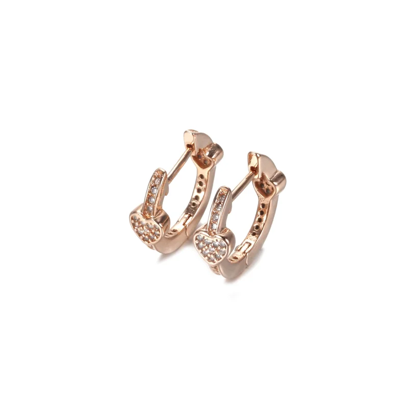 (Bild für) Verführerische Herz-Creolen, PANDORA Rose™ und klare CZ - 287290CZ - Ansicht 6