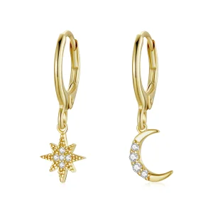 (Bild für) Goldene Ohrringe Pandora - SCE1267