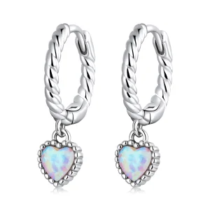 (Bild für) Opal Love Creolen im Pandora-Stil - SCE1385