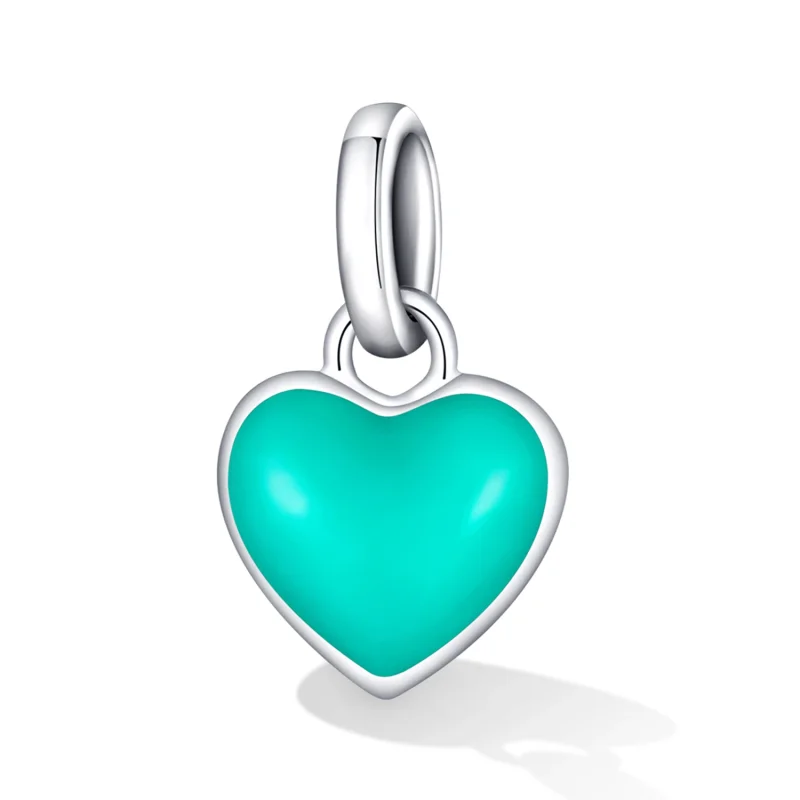 (Bild für) Pandora Style Me Lake Green Love Dangle - SCP063-TQ - Ansicht 2