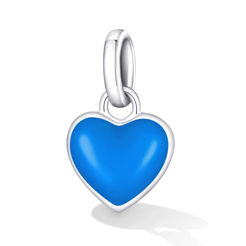(Bild für) Pandora Style Me Sky Blue Love Dangle - SCP063-BU - Ansicht 2