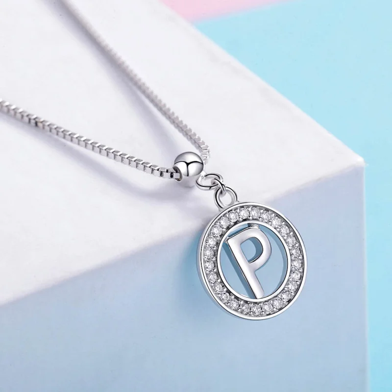 (Bild für) Pandora Style Me Wish Buchstabe-P-Anhänger - BSP001-P - Ansicht 4