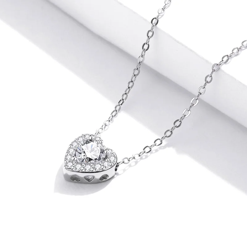 (Bild für) Bright Love-Halskette im Pandora-Stil - SCN455 - Ansicht 3