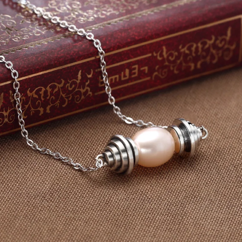 (Bild für) Charm-Schriftrollen-Halskette im Pandora-Stil - VSN036 - Ansicht 4