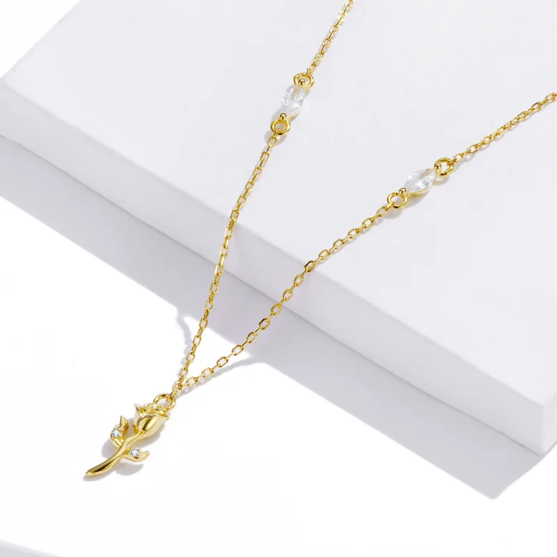 (Bild für) Goldene Kette Pandora - SCN464 - Ansicht 3