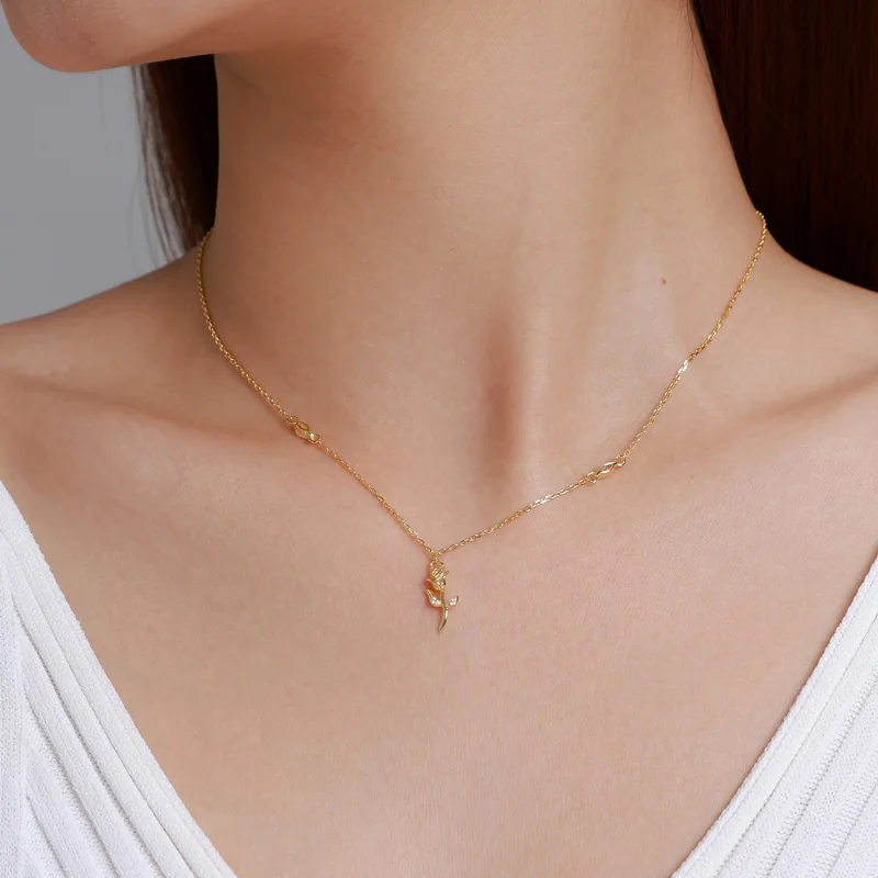 (Bild für) Goldene Kette Pandora - SCN464 - Ansicht 6