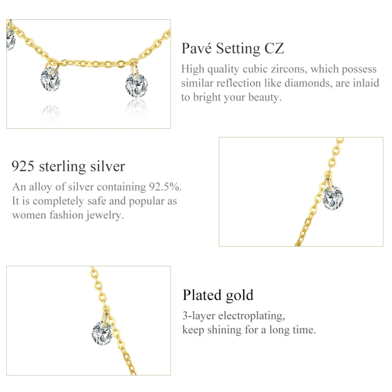 (Bild für) Pandora Goldkette - SCN299-B - Ansicht 3