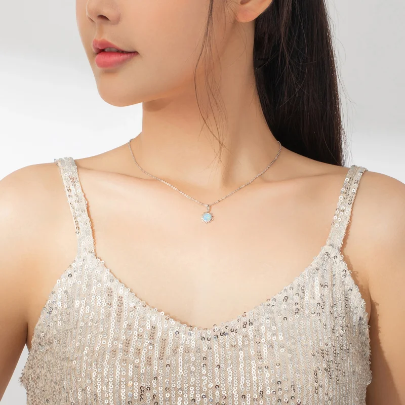 (Bild für) Pandora Kette Blau - SCN399 - Ansicht 10