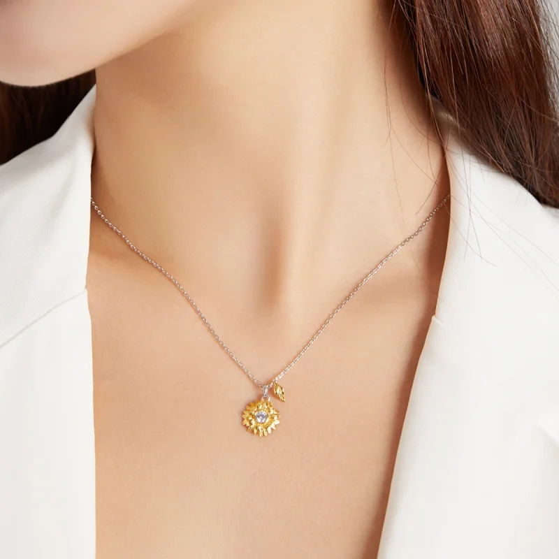 (Bild für) Pandora Kette Blume - BSN212 - Ansicht 7