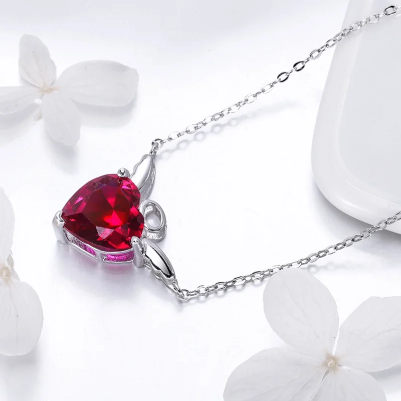 (Bild für) Pandora Kette Herz Rot - SCN285 - Ansicht 4