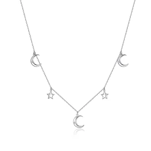 (Bild für) Pandora Kette Mond Und Sterne - SCN411
