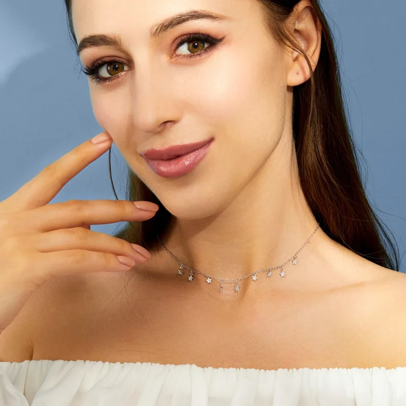 (Bild für) Pandora Kette Stern - BSN116 - Ansicht 6