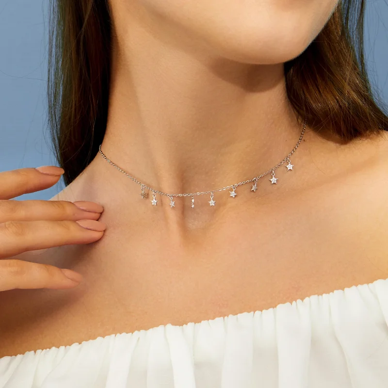 (Bild für) Pandora Kette Stern - BSN116 - Ansicht 7