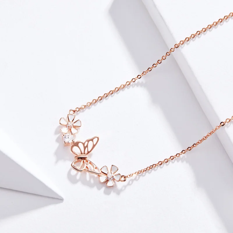 (Bild für) Pandora Rosegold Halskette - BSN053 - Ansicht 2