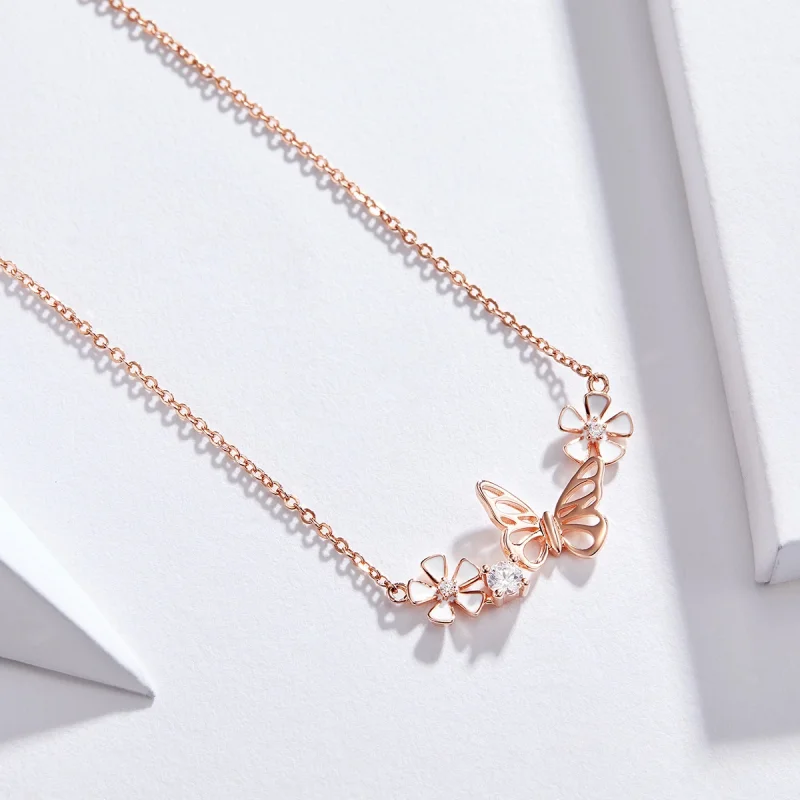 (Bild für) Pandora Rosegold Halskette - BSN053 - Ansicht 4