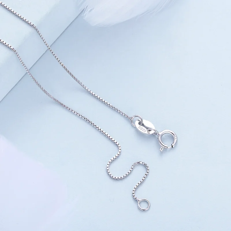 (Bild für) Pandora-Stil Starburst-Wassertropfen-Halskette - BSN259 - Ansicht 5