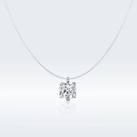 (Bild für) Silberne „Shining Life“-Halskette im Pandora-Stil - SCN332-S