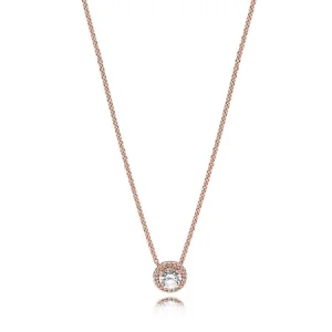 (Bild für) Klassische Eleganz-Anhänger-Halskette, PANDORA Rose™ Clear CZ - 386240CZ