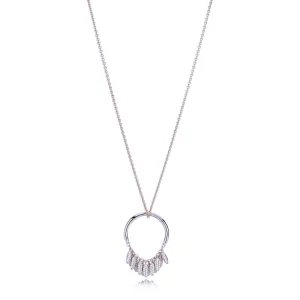 (Bild für) Limited Edition Circle of Seeds-Halskette, PANDORA-Silber und klare CZ - PJ00485-1
