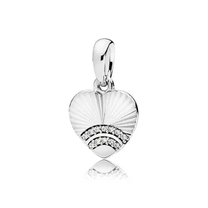 (Bild für) PANDORA Anhänger „Fan of Love“ aus Sterlingsilber, klare CZ - 397286CZ