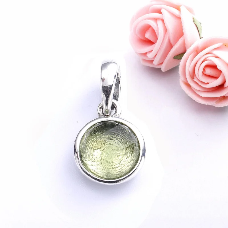 (Bild für) PANDORA August Droplet, Peridot-Anhänger - 390396PE - Ansicht 2