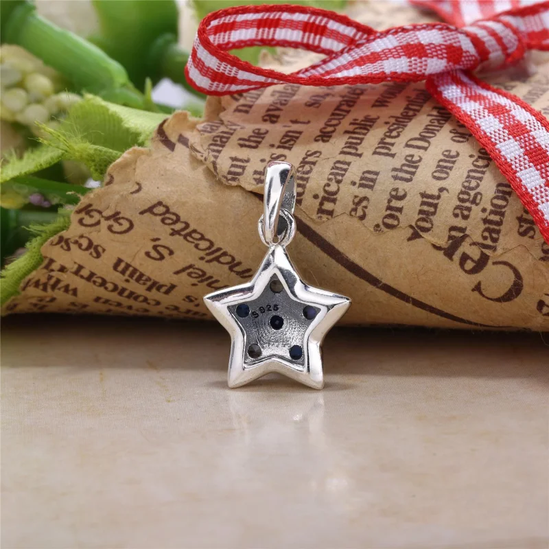 (Bild für) PANDORA Bright Star Halskettenanhänger, mehrfarbige Kristalle - 396376NSBMX - Ansicht 3