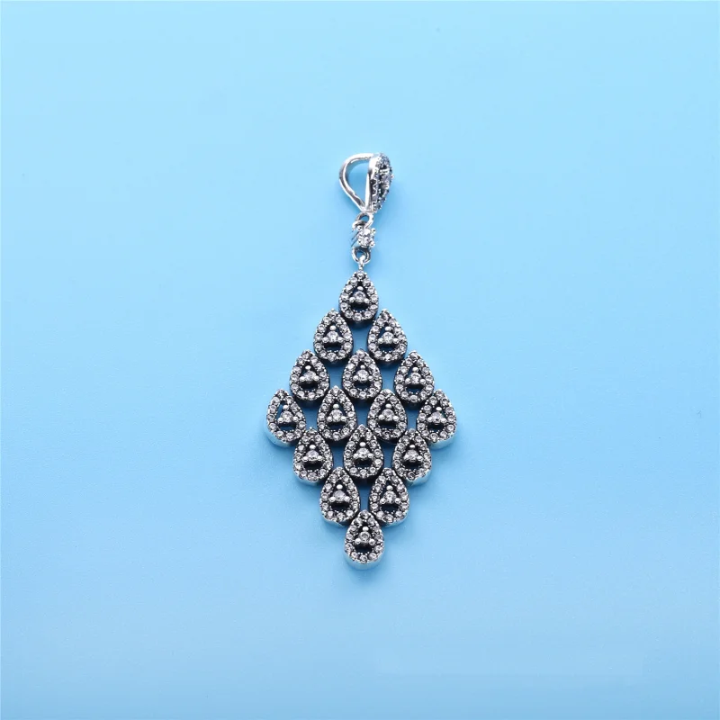 (Bild für) PANDORA Cascading Glamour Anhänger-Halskette - 396262CZ-80 - Ansicht 2