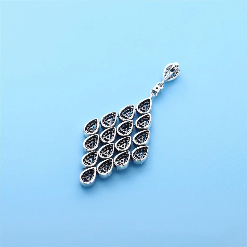 (Bild für) PANDORA Cascading Glamour Anhänger-Halskette - 396262CZ-80 - Ansicht 3