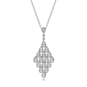 (Bild für) PANDORA Cascading Glamour Anhänger-Halskette - 396262CZ-80